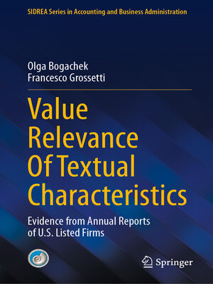 cover image of Value Relevance of Textual Characteristics